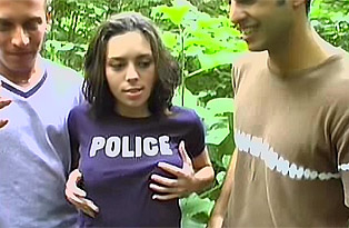Jenny Giving to Two Guys