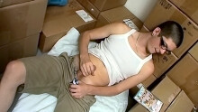 Stroking In The Store Room