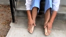 Jordan Teases In The Street